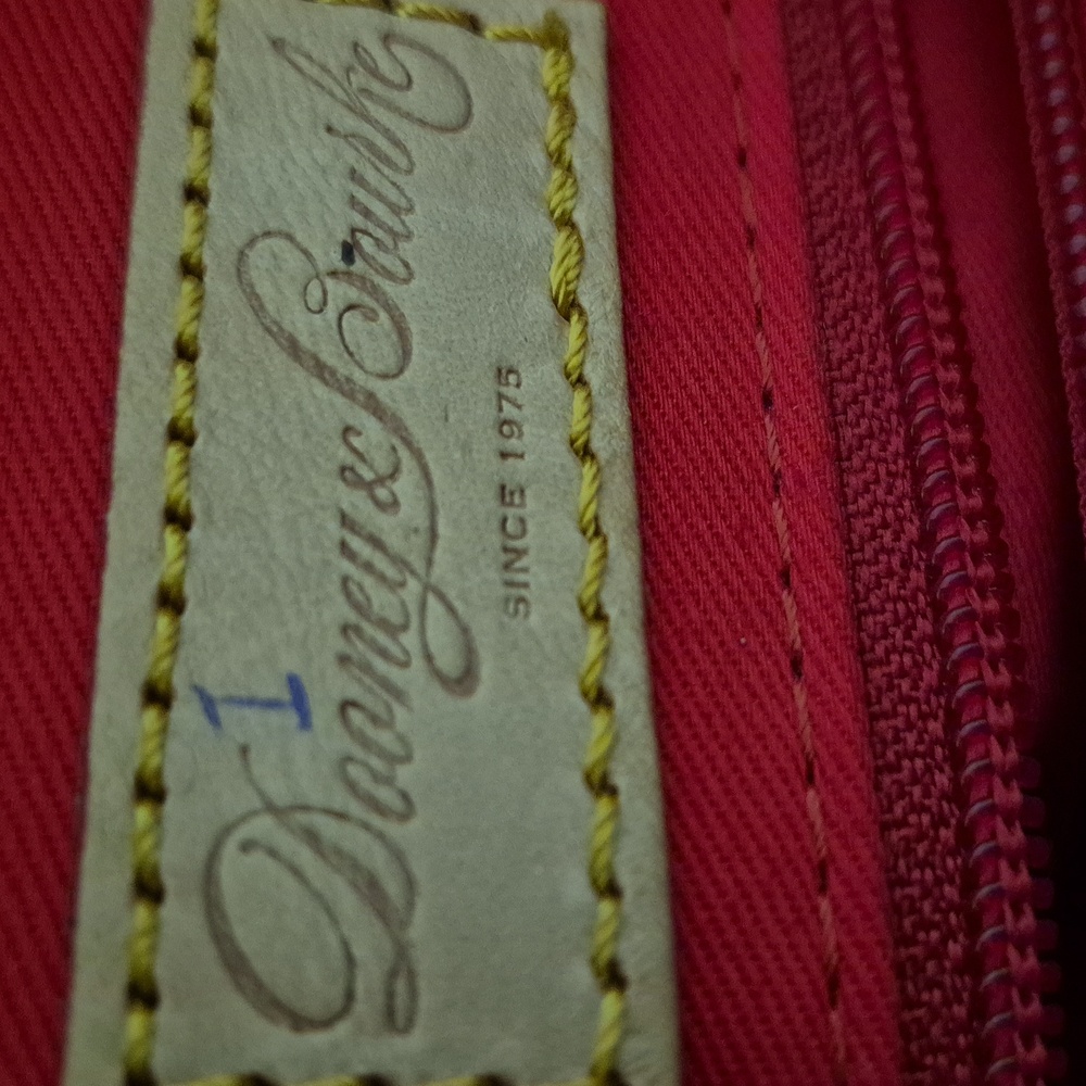 Dooney & Bourke Green and Tan Tote Bag - Picture 5 of 7
